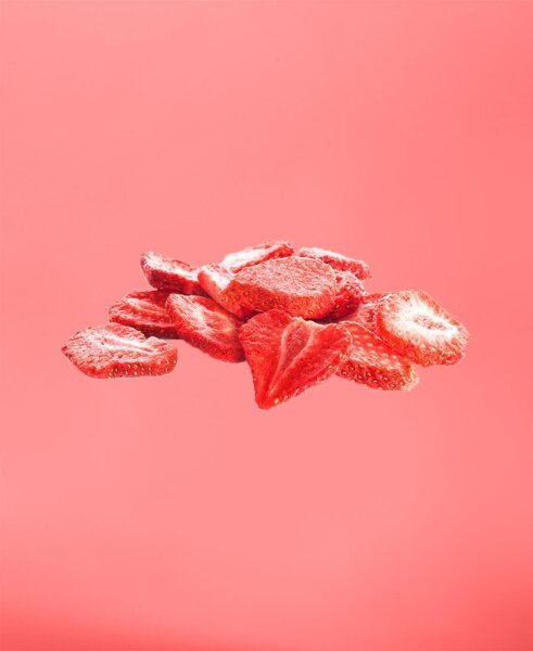 Erdbeeren in Scheiben gefriergetrocknet Jumbo - naturbelassen 250g