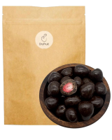 Erdbeeren, gefriergetrocknet in Zartbitterschokolade